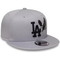 kepsar-platt-gra-snapback-9fifty-outdoor-icon-fran-los-angeles-dodgers-mlb-av-new-era