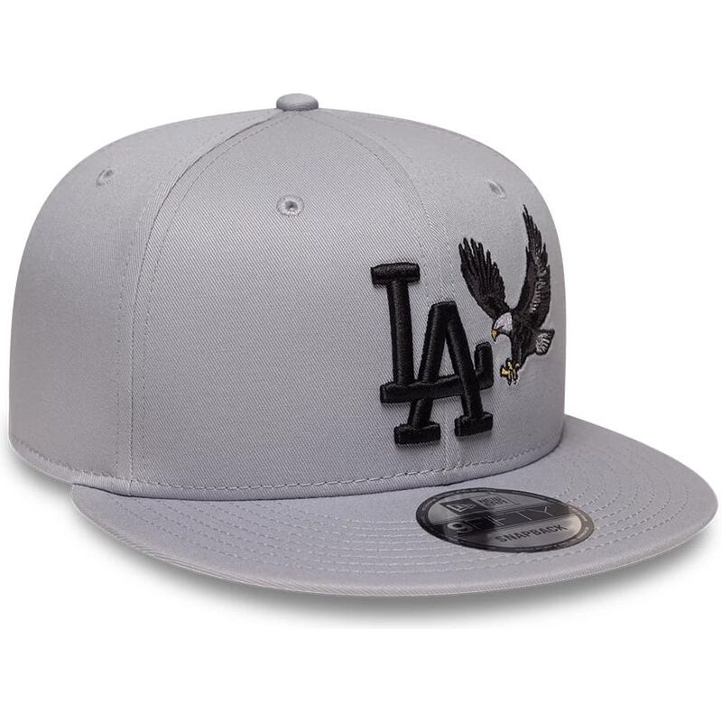kepsar-platt-gra-snapback-9fifty-outdoor-icon-fran-los-angeles-dodgers-mlb-av-new-era