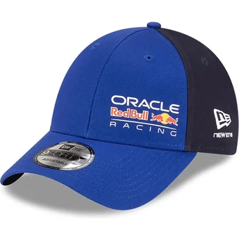 Kepsar böjd blå snapback 9FORTY Essential från Red Bull Racing Formula 1 av New Era