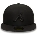 kepsar-platt-svart-justerad-59fifty-fran-atlanta-braves-mlb-av-new-era