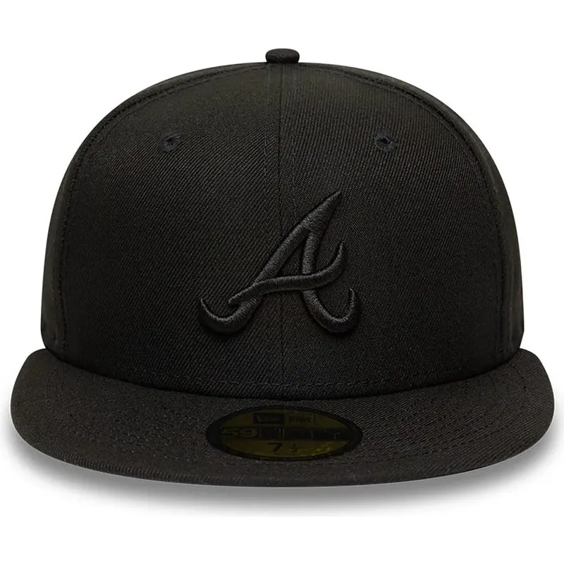 kepsar-platt-svart-justerad-59fifty-fran-atlanta-braves-mlb-av-new-era