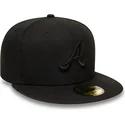 kepsar-platt-svart-justerad-59fifty-fran-atlanta-braves-mlb-av-new-era