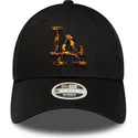 kepsar-bojd-svart-justerbart-band-9forty-tort-infill-fran-los-angeles-dodgers-mlb-av-new-era