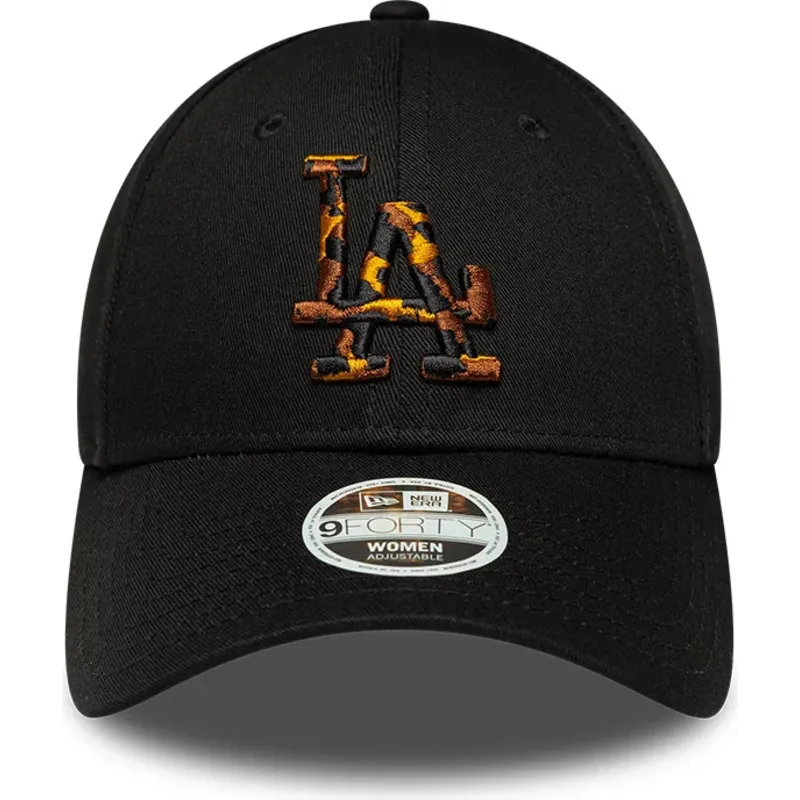 kepsar-bojd-svart-justerbart-band-9forty-tort-infill-fran-los-angeles-dodgers-mlb-av-new-era