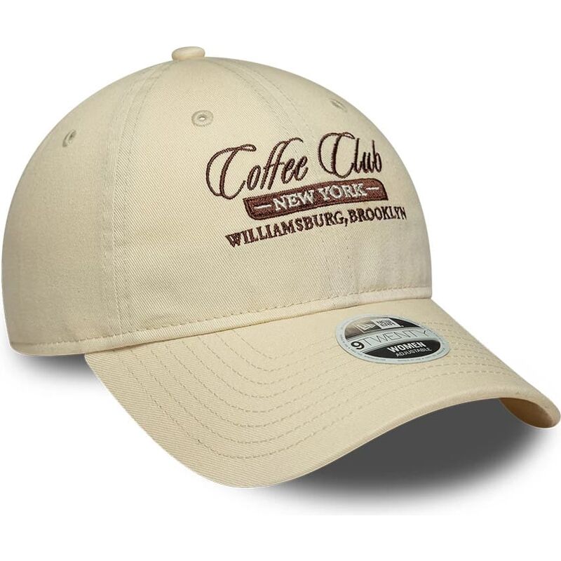 kepsar-bojd-beige-justerbart-band-9twenty-coffee-club-av-new-era