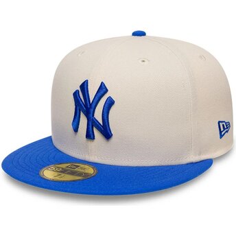 Kepsar platt beige justerad 59FIFTY League Essential från New York Yankees MLB av New Era