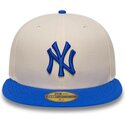 kepsar-platt-beige-justerad-59fifty-league-essential-fran-new-york-yankees-mlb-av-new-era