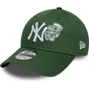 kepsar-bojd-gron-justerbart-band-9forty-food-icon-fran-new-york-yankees-mlb-av-new-era