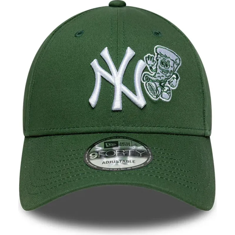 kepsar-bojd-gron-justerbart-band-9forty-food-icon-fran-new-york-yankees-mlb-av-new-era