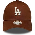 kepsar-bojd-brun-justerbart-band-9forty-league-essential-midi-fran-los-angeles-dodgers-mlb-av-new-era