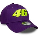 kepsar-bojd-violett-justerbart-band-9forty-wordmark-fran-valentino-rossi-vr46-motogp-av-new-era