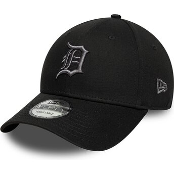 Kepsar böjd svart justerbart band 9FORTY League Essential från Detroit Tigers MLB av New Era