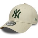 kepsar-bojd-beige-justerbart-band-9forty-league-essential-fran-new-york-yankees-mlb-av-new-era