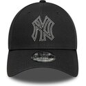 kepsar-bojd-gra-justerbart-band-9forty-metallic-outline-fran-new-york-yankees-mlb-av-new-era