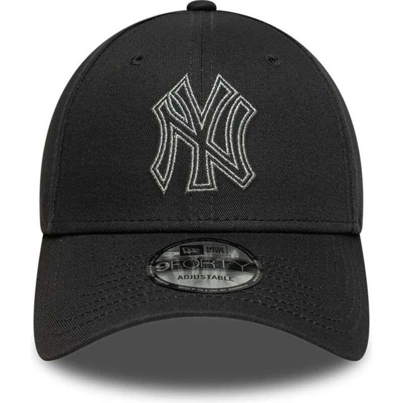 kepsar-bojd-gra-justerbart-band-9forty-metallic-outline-fran-new-york-yankees-mlb-av-new-era