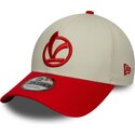 kepsar-bojd-rod-justerbart-band-9forty-contrast-visor-vespa-piaggio-av-new-era