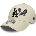 kepsar-bojd-beige-justerbart-band-9forty-outdoor-icon-fran-los-angeles-dodgers-mlb-av-new-era