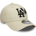 kepsar-bojd-beige-justerbart-band-9forty-outdoor-icon-fran-los-angeles-dodgers-mlb-av-new-era