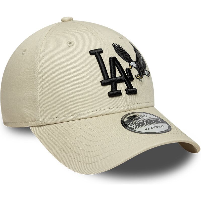 kepsar-bojd-beige-justerbart-band-9forty-outdoor-icon-fran-los-angeles-dodgers-mlb-av-new-era