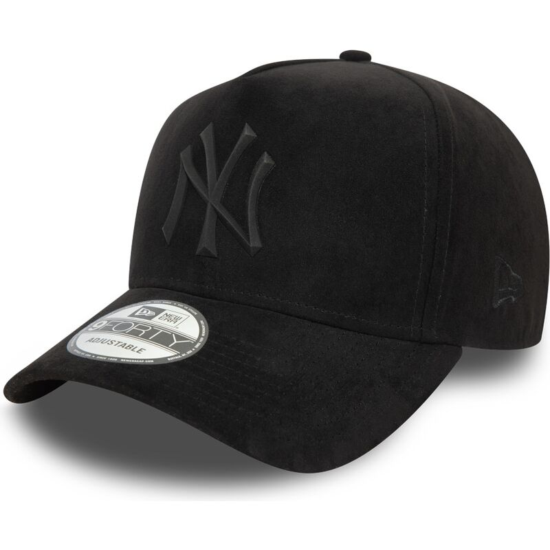 kepsar-bojd-svart-snapback-e-frame-faux-suede-fran-new-york-yankees-mlb-av-new-era