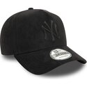 kepsar-bojd-svart-snapback-e-frame-faux-suede-fran-new-york-yankees-mlb-av-new-era