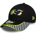 kepsar-bojd-svart-justerbart-band-9forty-m-crown-check-fran-valentino-rossi-vr46-motogp-av-new-era
