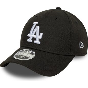 Kepsar böjd svart snapback 9FORTY M-Crown från Los Angeles Dodgers MLB av New Era