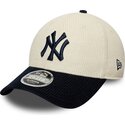 kepsar-bojd-beige-justerbart-band-9forty-m-crown-cord-fran-new-york-yankees-mlb-av-new-era