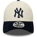 kepsar-bojd-beige-justerbart-band-9forty-m-crown-cord-fran-new-york-yankees-mlb-av-new-era