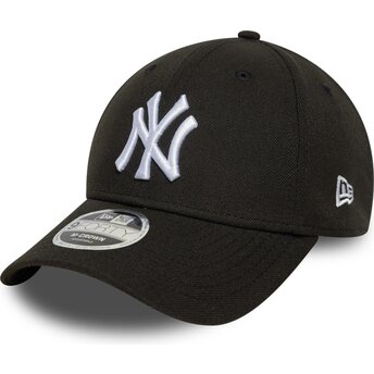 Kepsar böjd svart snapback 9FORTY M-Crown från New York Yankees MLB av New Era