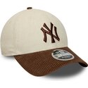 kepsar-bojd-brun-justerbart-band-9forty-m-crown-cord-fran-new-york-yankees-mlb-av-new-era