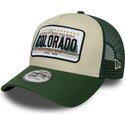kepsar-bojd-gron-snapback-a-frame-license-plate-fran-colorado-av-new-era