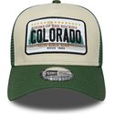 kepsar-bojd-gron-snapback-a-frame-license-plate-fran-colorado-av-new-era