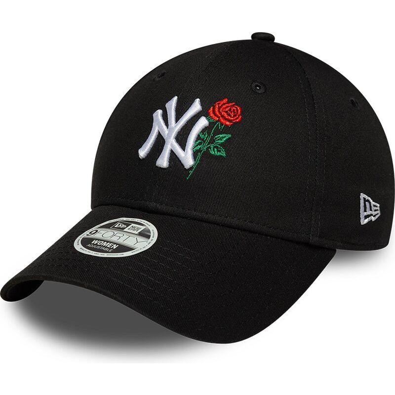 kepsar-bojd-svart-justerbart-band-9forty-flower-icon-fran-new-york-yankees-mlb-av-new-era