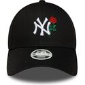 kepsar-bojd-svart-justerbart-band-9forty-flower-icon-fran-new-york-yankees-mlb-av-new-era