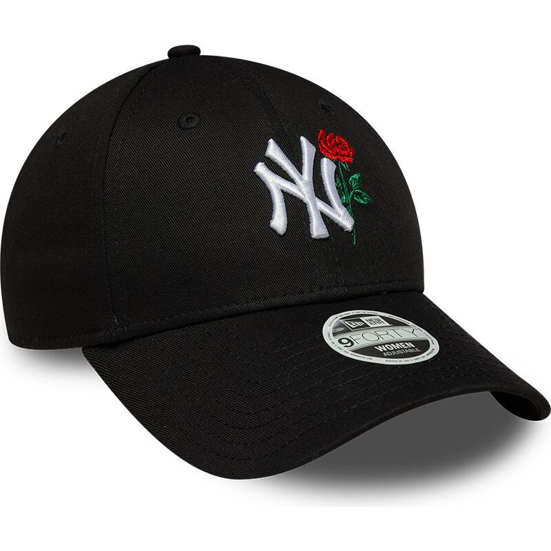 kepsar-bojd-svart-justerbart-band-9forty-flower-icon-fran-new-york-yankees-mlb-av-new-era