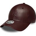 kepsar-bojd-brun-snapback-9forty-m-crown-pu-diamante-fran-new-york-yankees-mlb-av-new-era