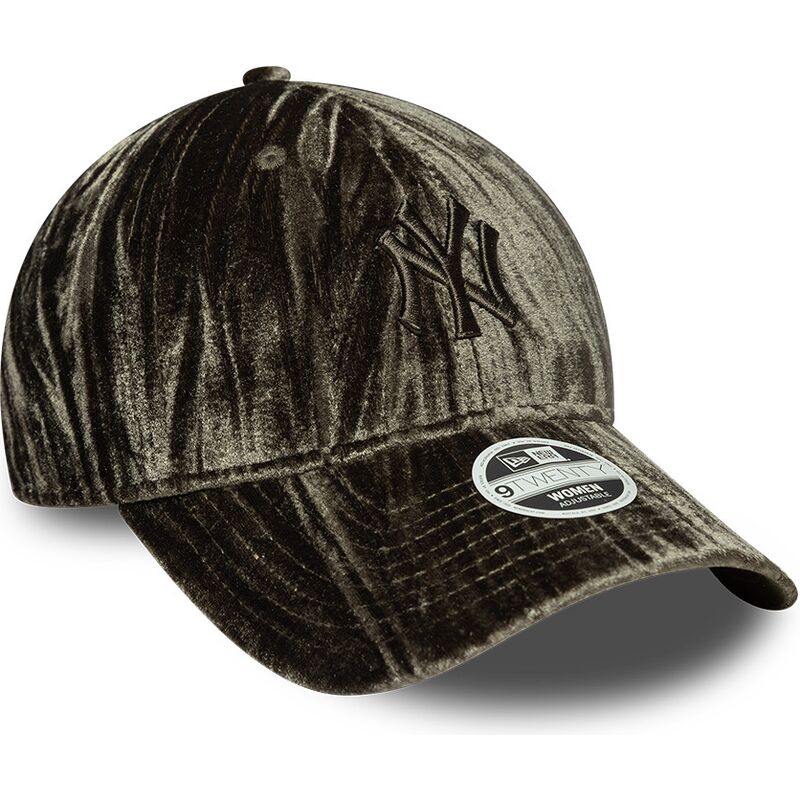 kepsar-bojd-gron-justerbart-band-9twenty-velour-fran-new-york-yankees-mlb-av-new-era