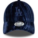 kepsar-bojd-marinbla-justerbart-band-9twenty-velour-fran-los-angeles-dodgers-mlb-av-new-era