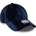 kepsar-bojd-marinbla-justerbart-band-9twenty-velour-fran-los-angeles-dodgers-mlb-av-new-era