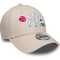 kepsar-bojd-rosa-justerbart-band-for-barn-9forty-food-icon-cupcake-fran-new-york-yankees-mlb-av-new-era