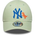 kepsar-bojd-gron-justerbart-band-for-barn-9forty-dino-icon-fran-new-york-yankees-mlb-av-new-era