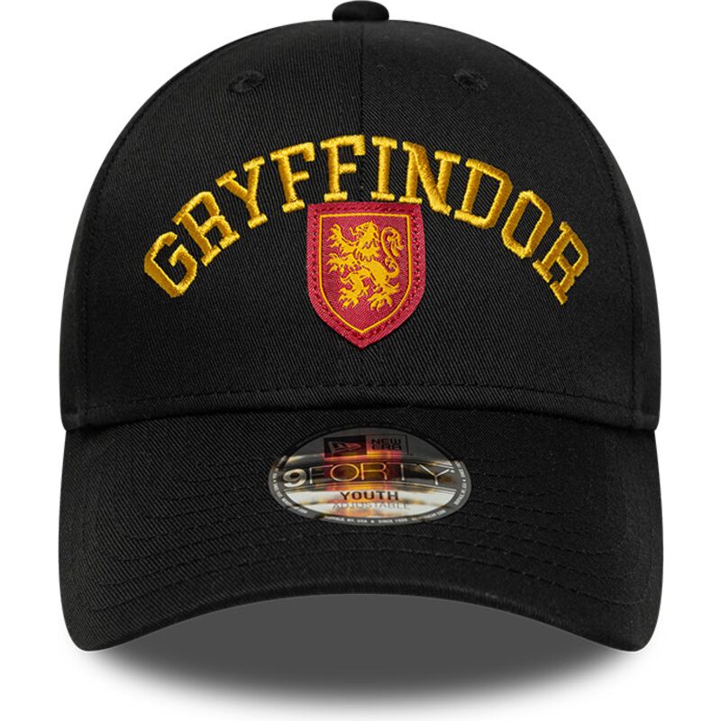 kepsar-bojd-svart-snapback-for-barn-9forty-wordmark-fran-gryffindor-harry-potter-av-new-era