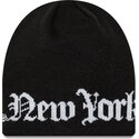 mossor-svart-knit-skully-wordmark-fran-new-york-yankees-mlb-av-new-era