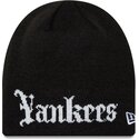 mossor-svart-knit-skully-wordmark-fran-new-york-yankees-mlb-av-new-era