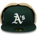kepsar-platt-gron-justerad-59fifty-dogear-world-series-fran-oakland-athletics-mlb-av-new-era
