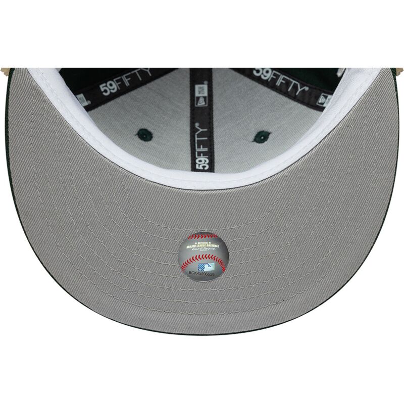 kepsar-platt-gron-justerad-59fifty-dogear-world-series-fran-oakland-athletics-mlb-av-new-era