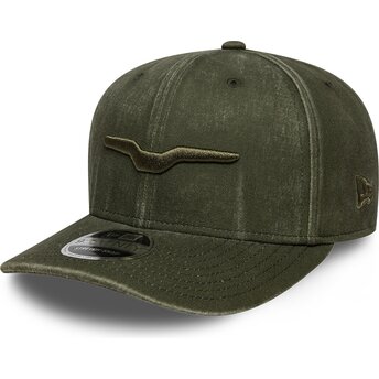 Kepsar böjd grön snapback 9SEVENTY Stretch Snap Moto Guzzi av New Era