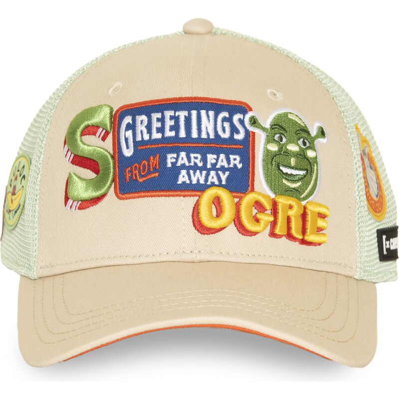 gorra-trucker-beige-och-gron-shrek-shr1-cpspatcb-fran-capslab