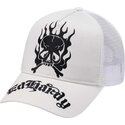 kepsar-bojd-vit-snapback-gothic-skull-in-flames-av-ed-hardy